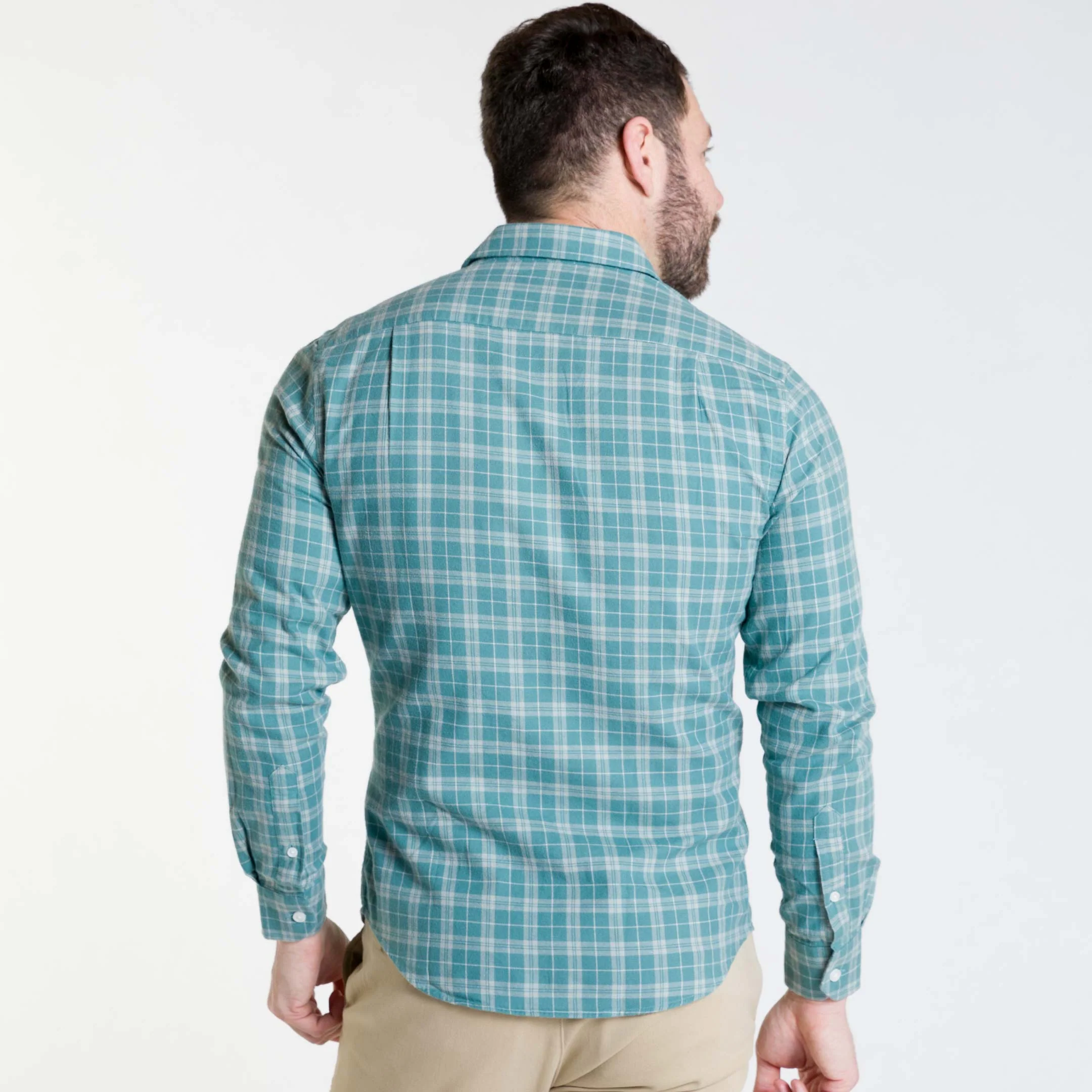Agave Plaid Flannel Shirt - Image 3
