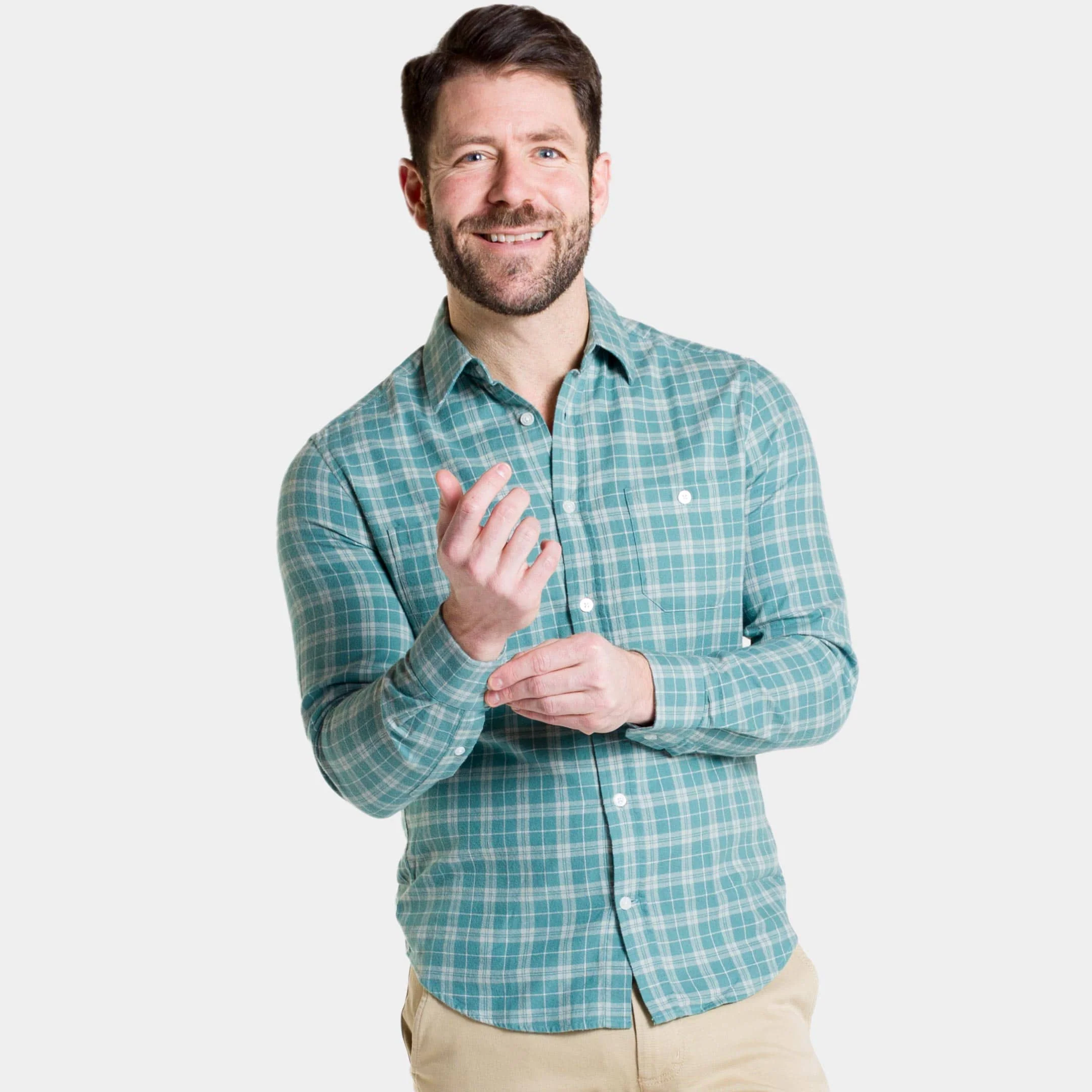 Agave Plaid Flannel Shirt - Image 5