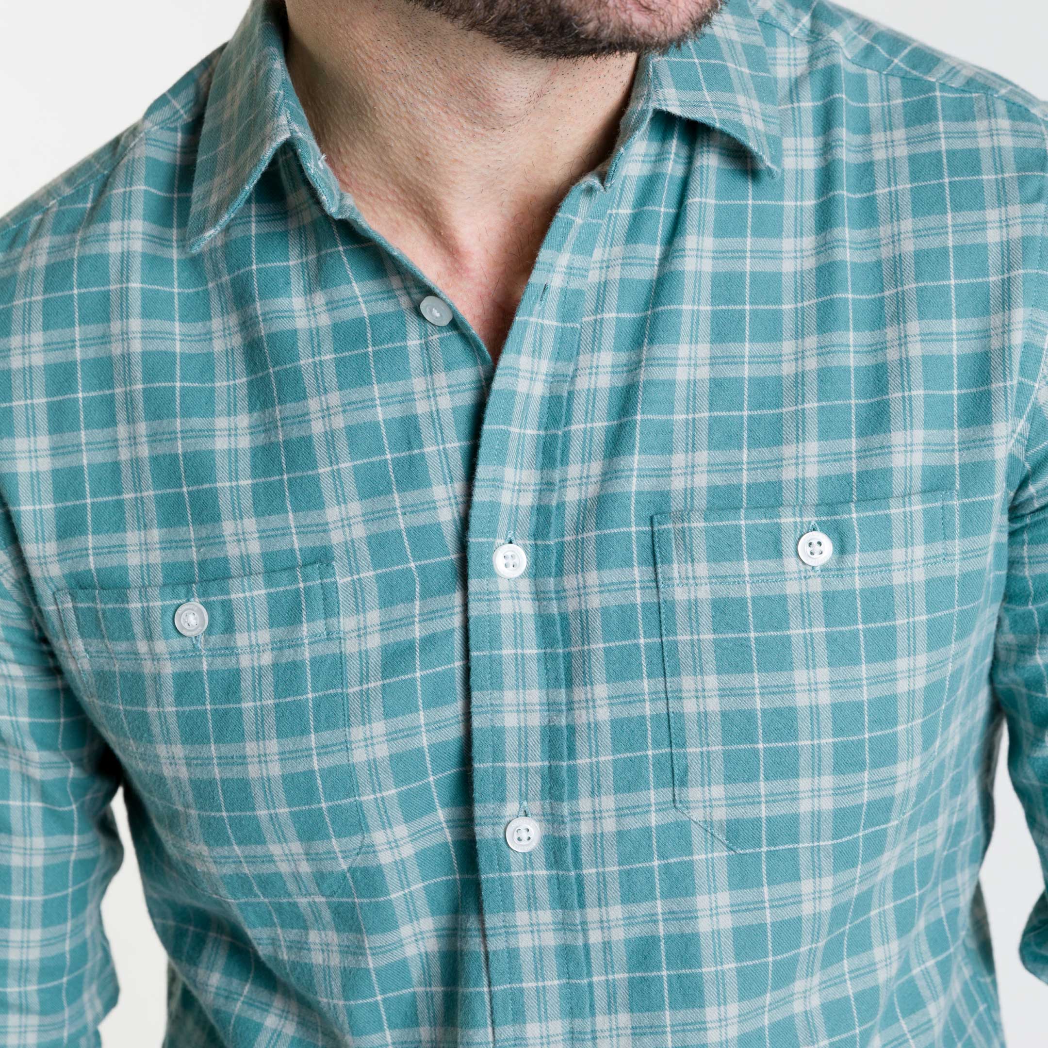 Agave Plaid Flannel Shirt - Image 6
