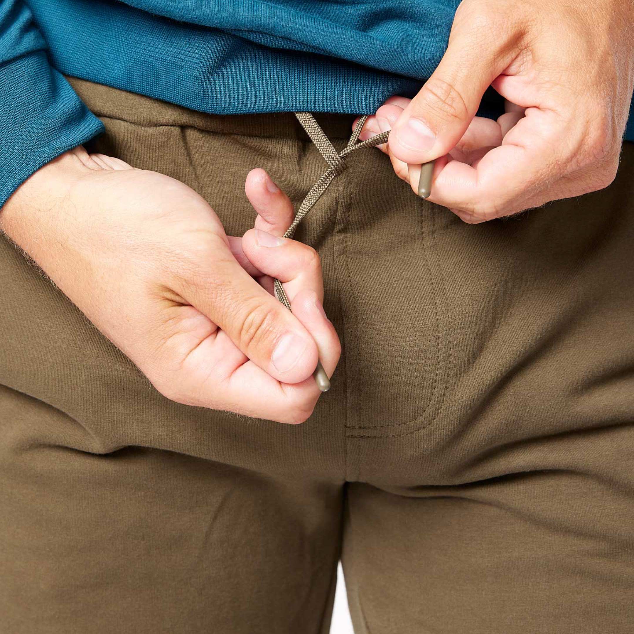 Army Green French Terry Jogger - Image 5