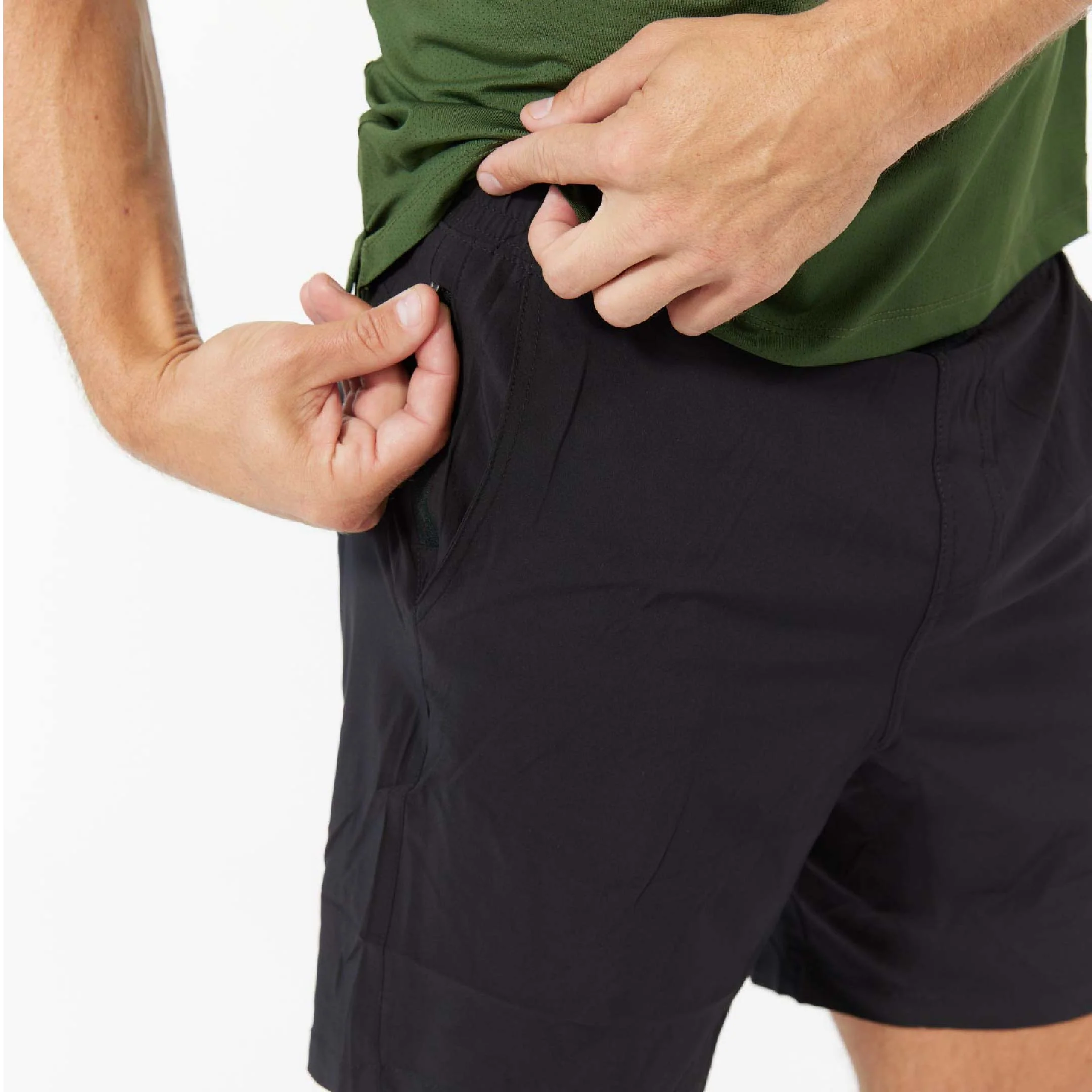 Black Hybrid Ultralight Shorts - Image 4