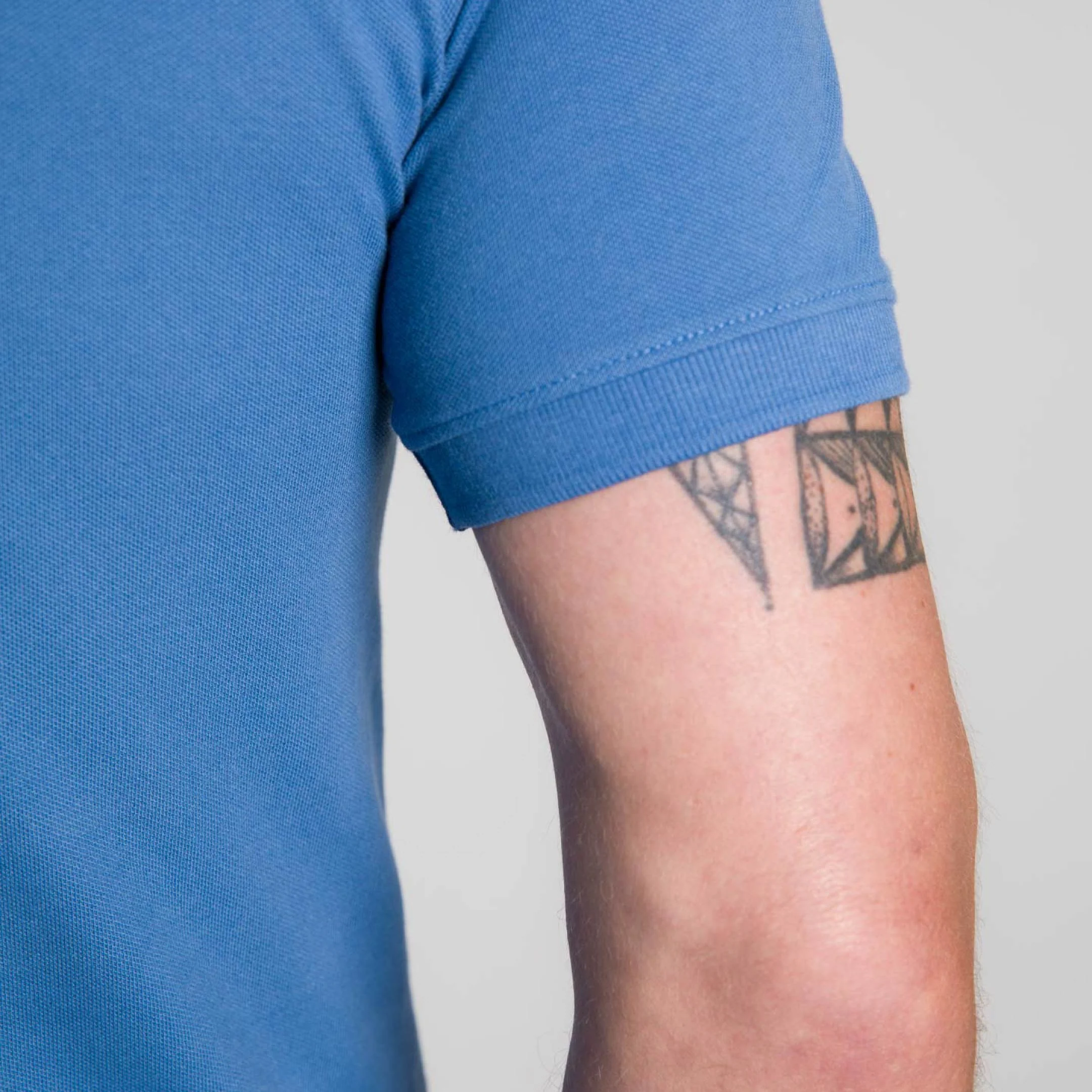 Blue Pique Daily Polo - Image 4