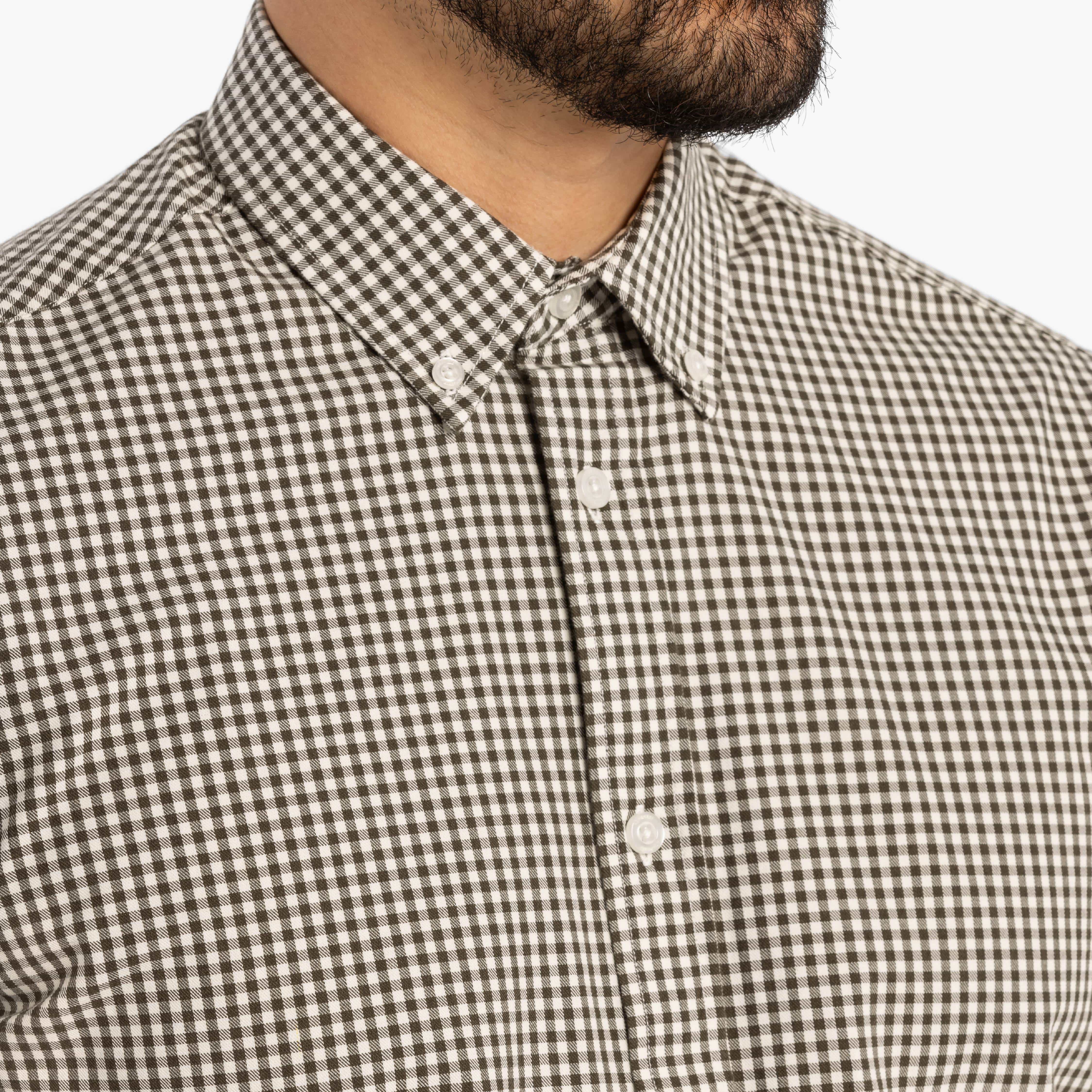 Canteen Gingham Wool Shirt - Image 5