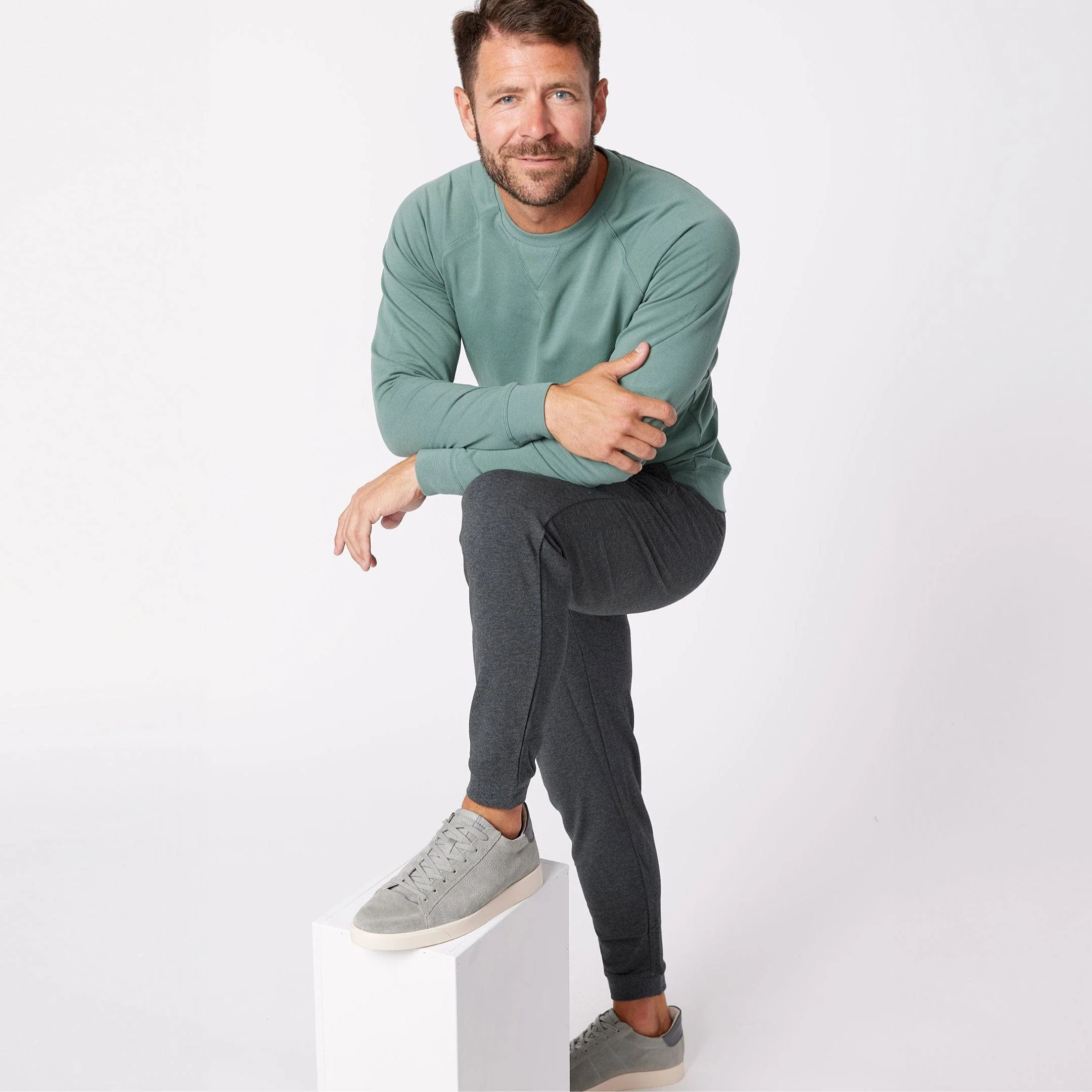 Charcoal French Terry Jogger - Image 3