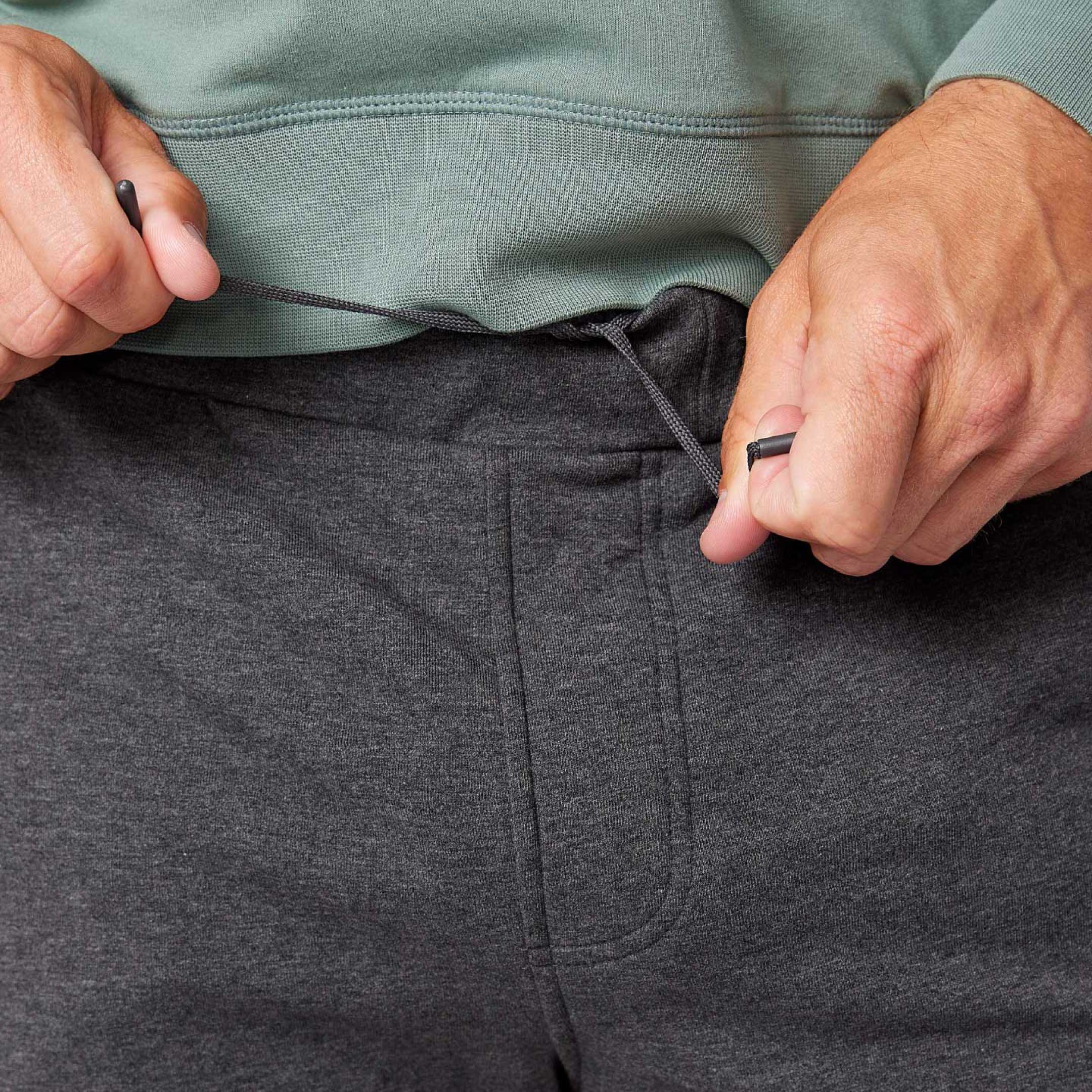 Charcoal French Terry Jogger - Image 5