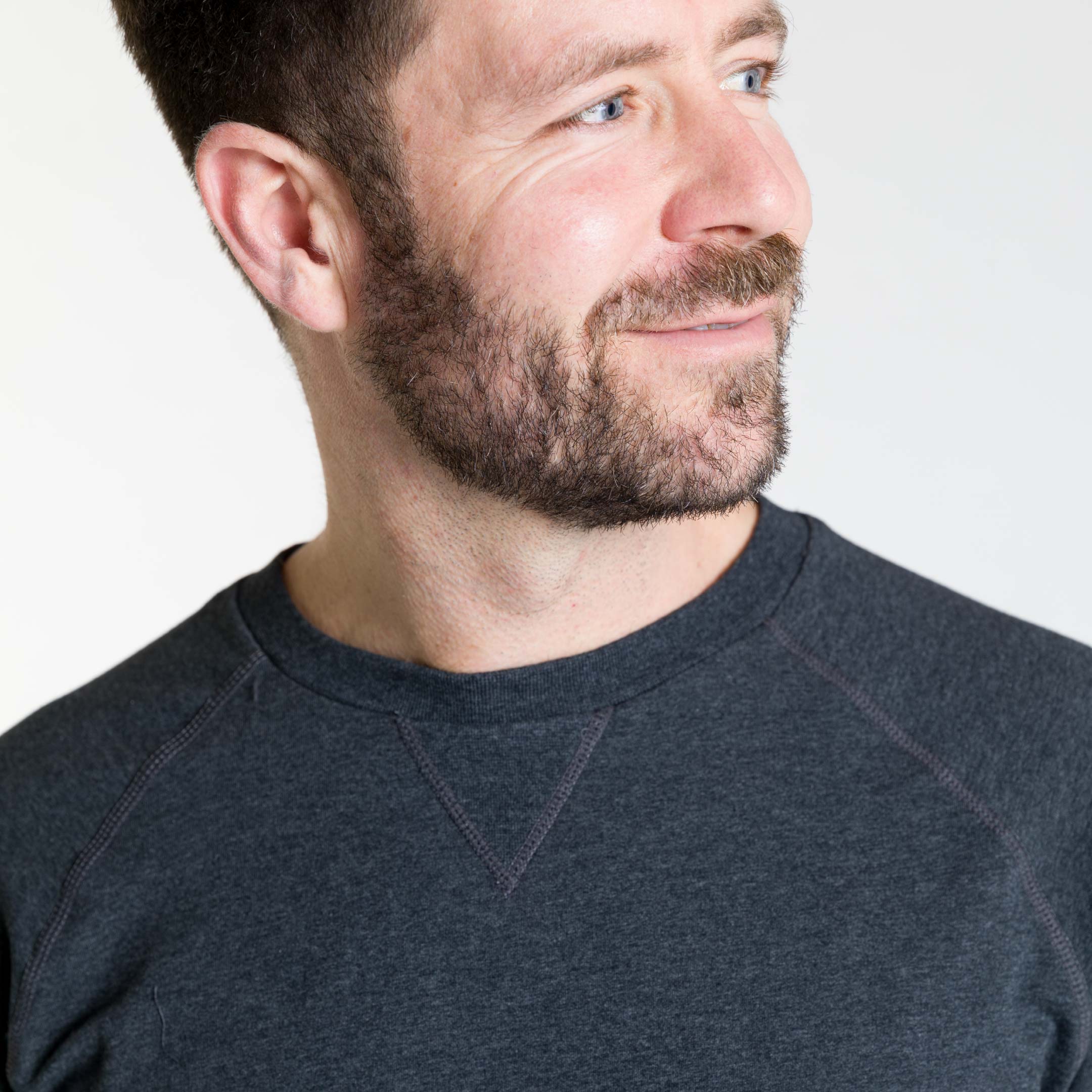 Charcoal French Terry Sweatshirt - Image 4