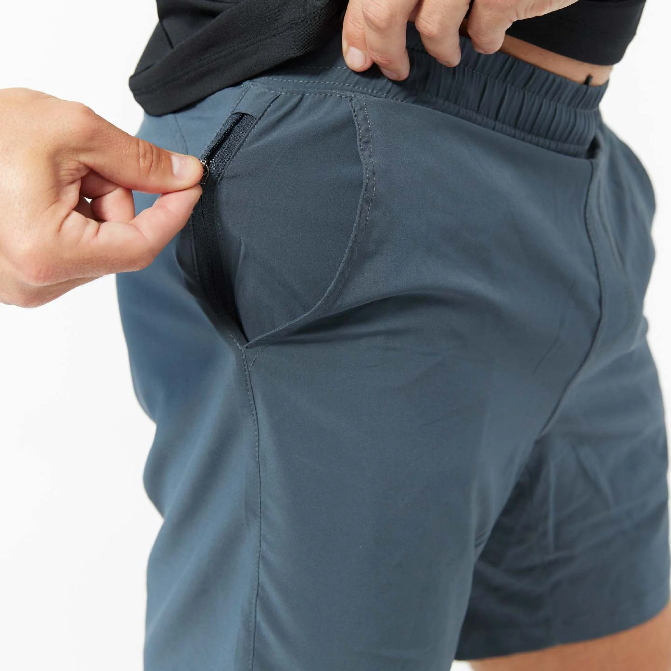 Charcoal Hybrid Ultralight Shorts - Image 6