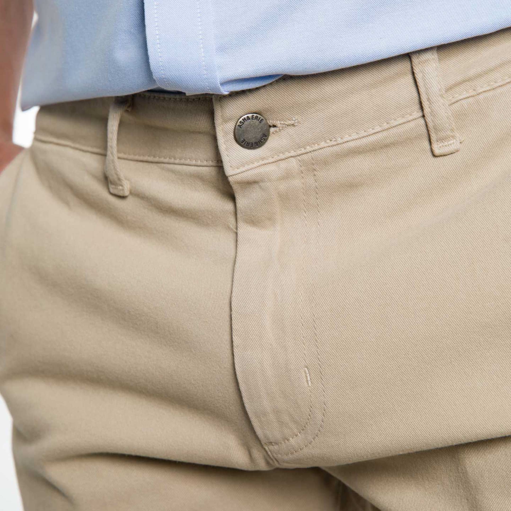 Classic Khaki Stretch Washed Chino Short - Image 5