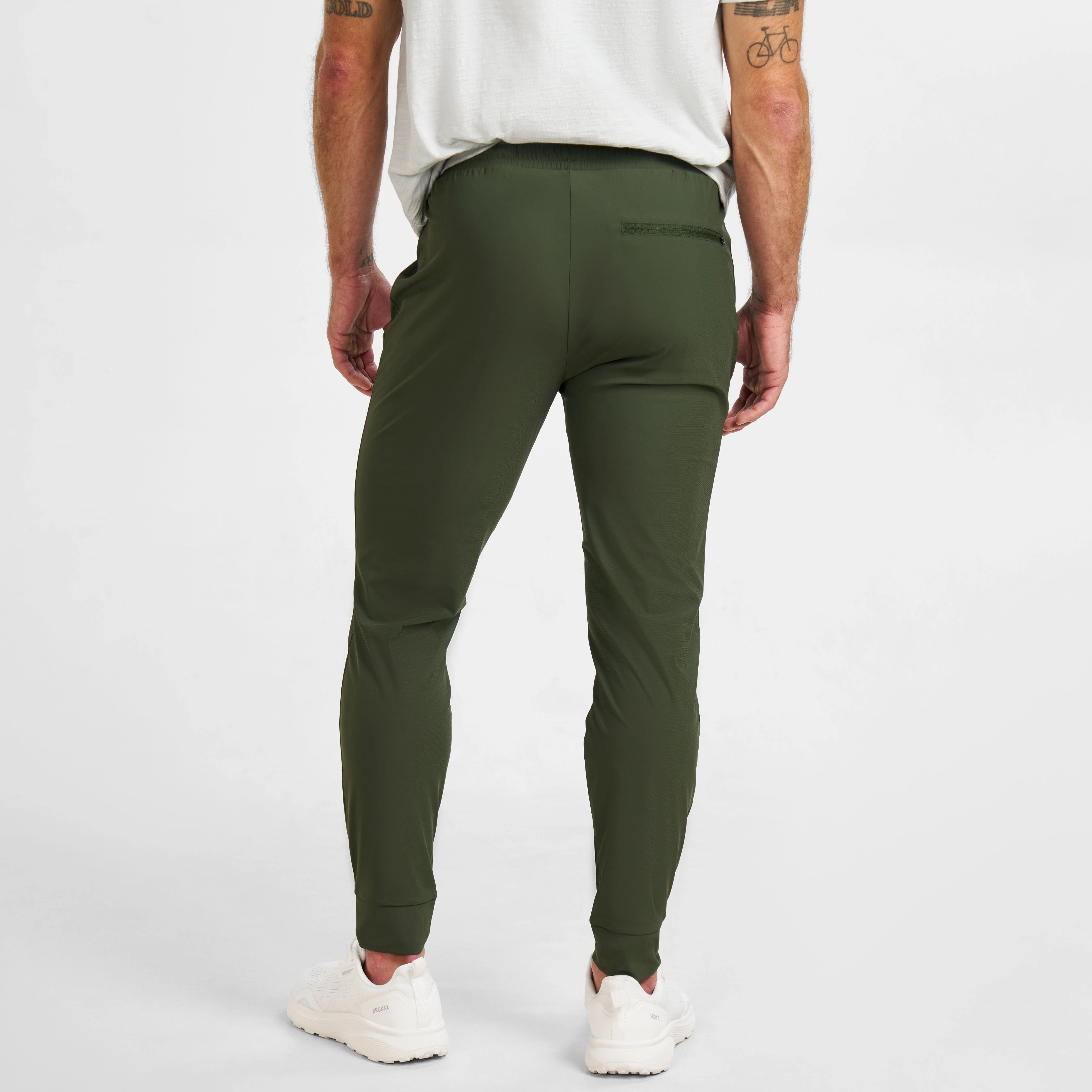 Dark Green Hybrid Jogger - Image 3