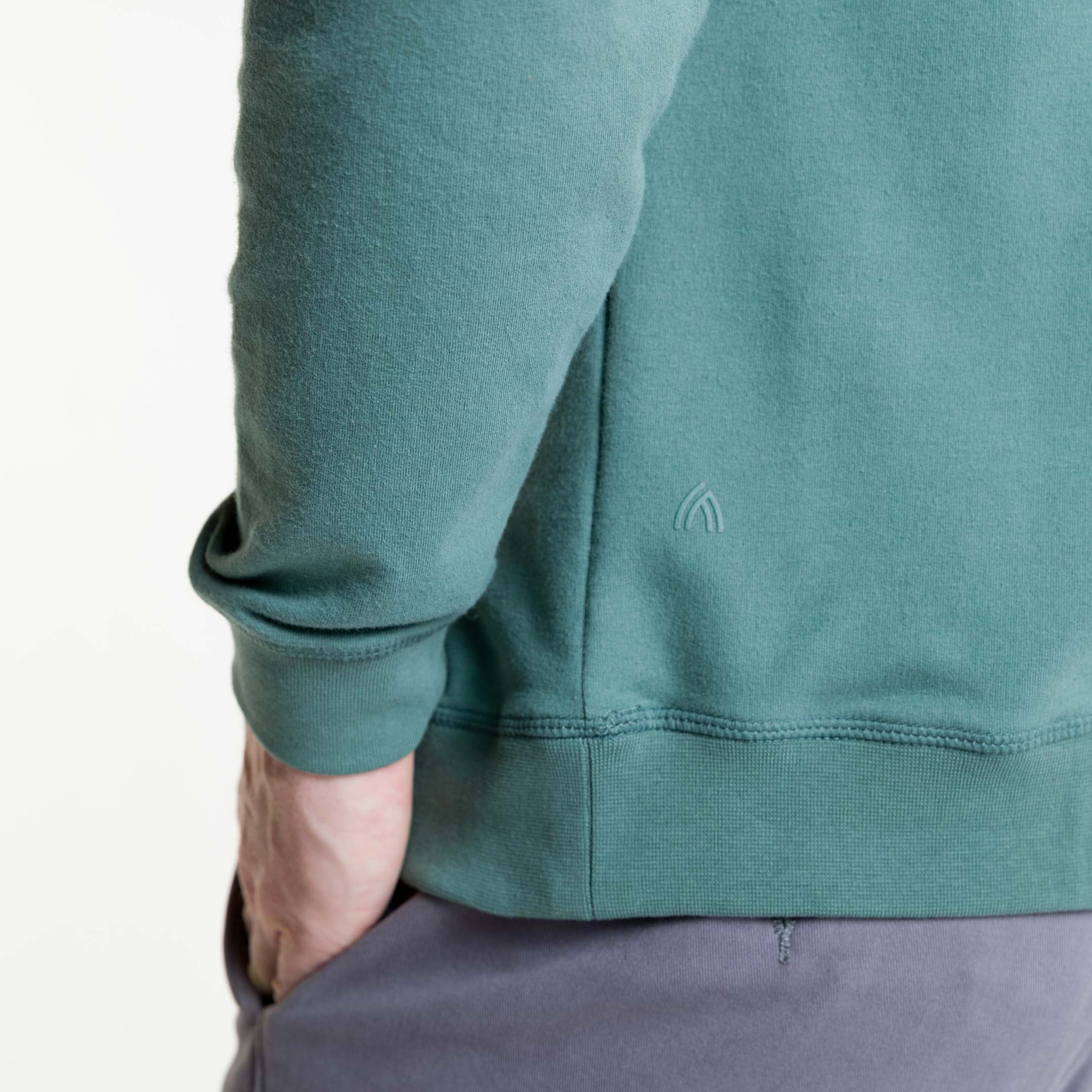 Dark Sage French Terry Sweatshirt - Image 5