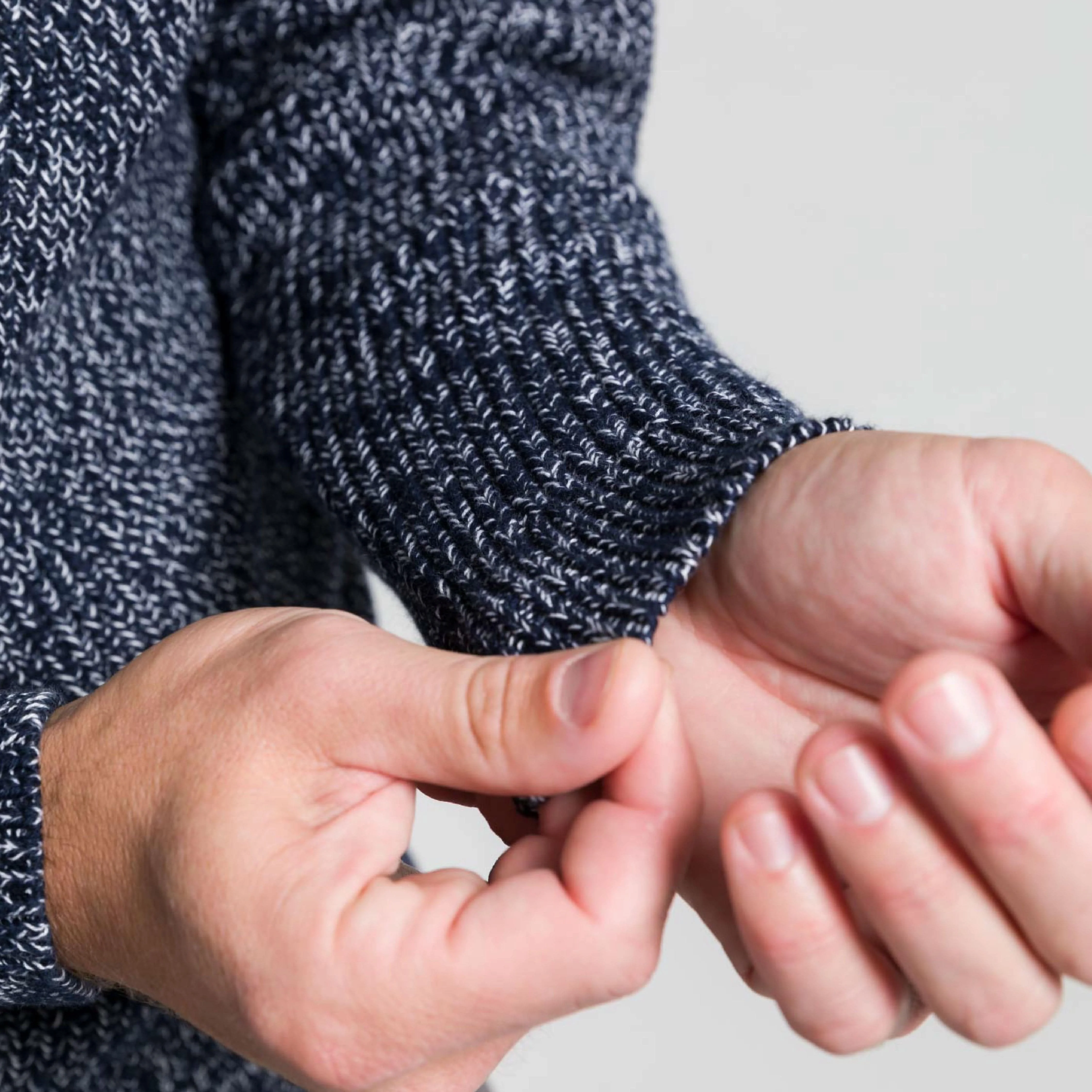 Deep Navy Knit Sweater - Image 4