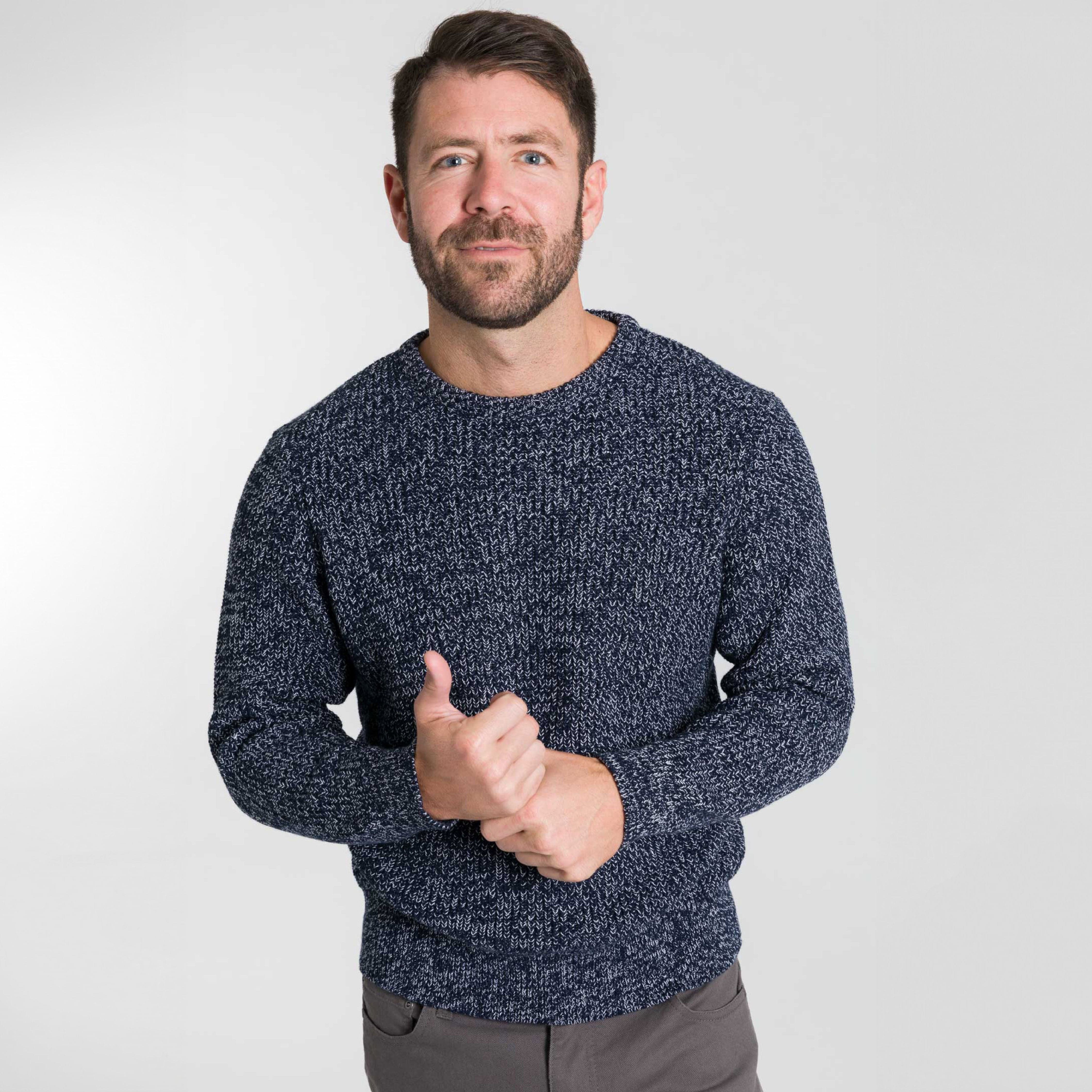 Deep Navy Knit Sweater - Image 6