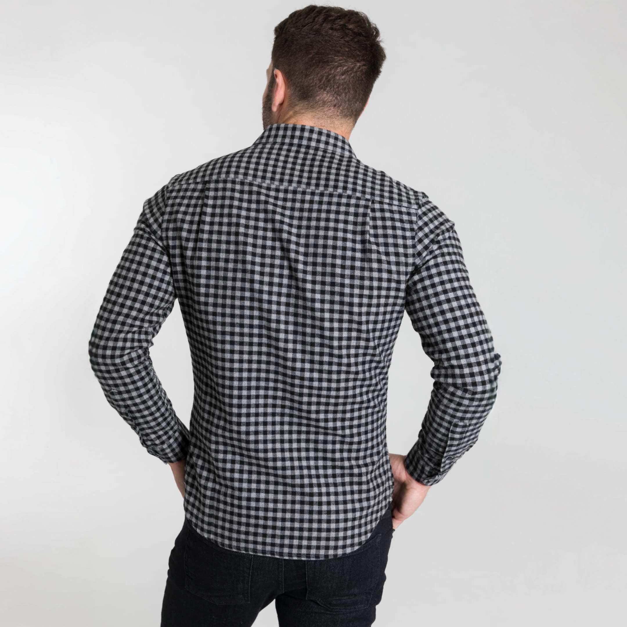 Eclipse Gingham Flannel Shirt - Image 3