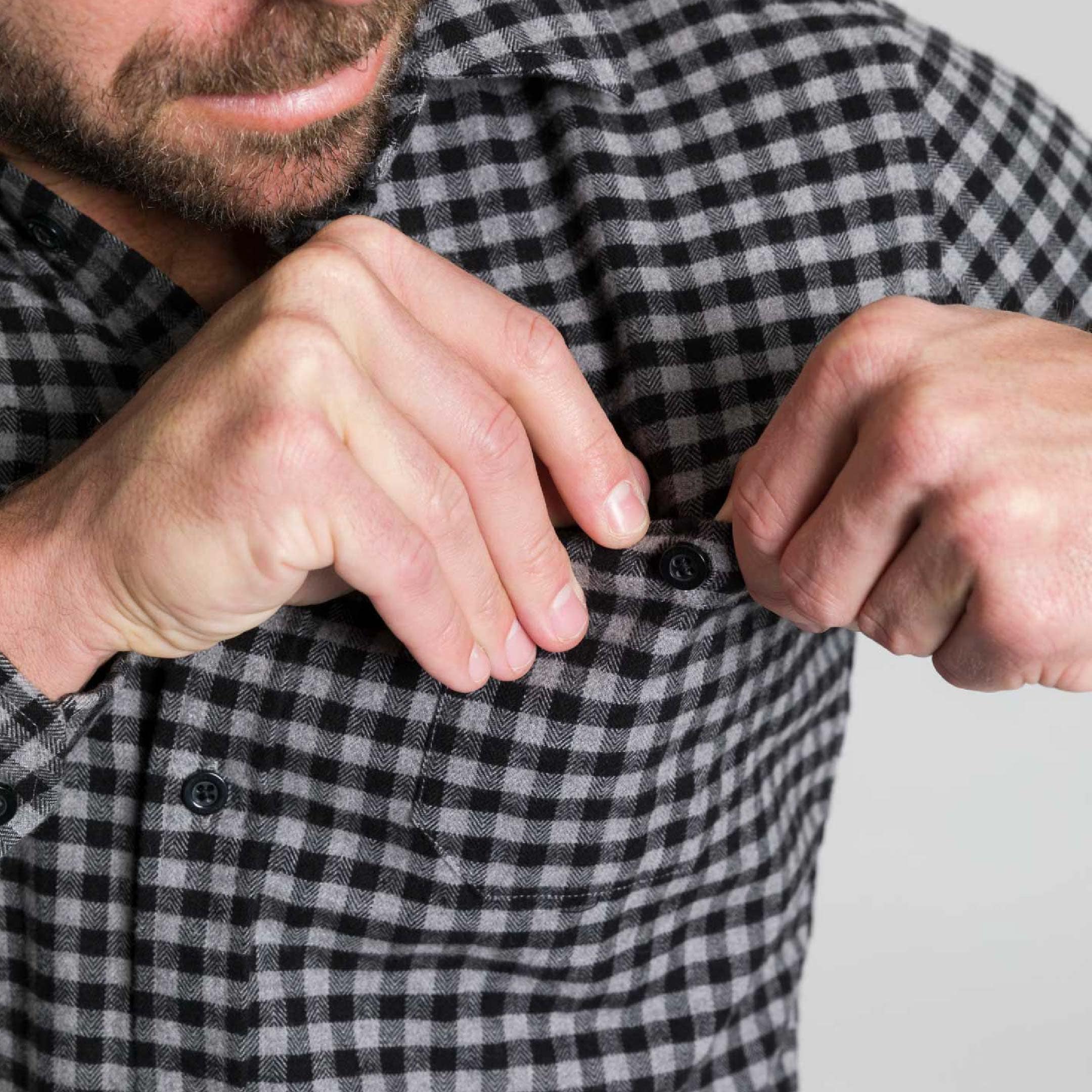 Eclipse Gingham Flannel Shirt - Image 4