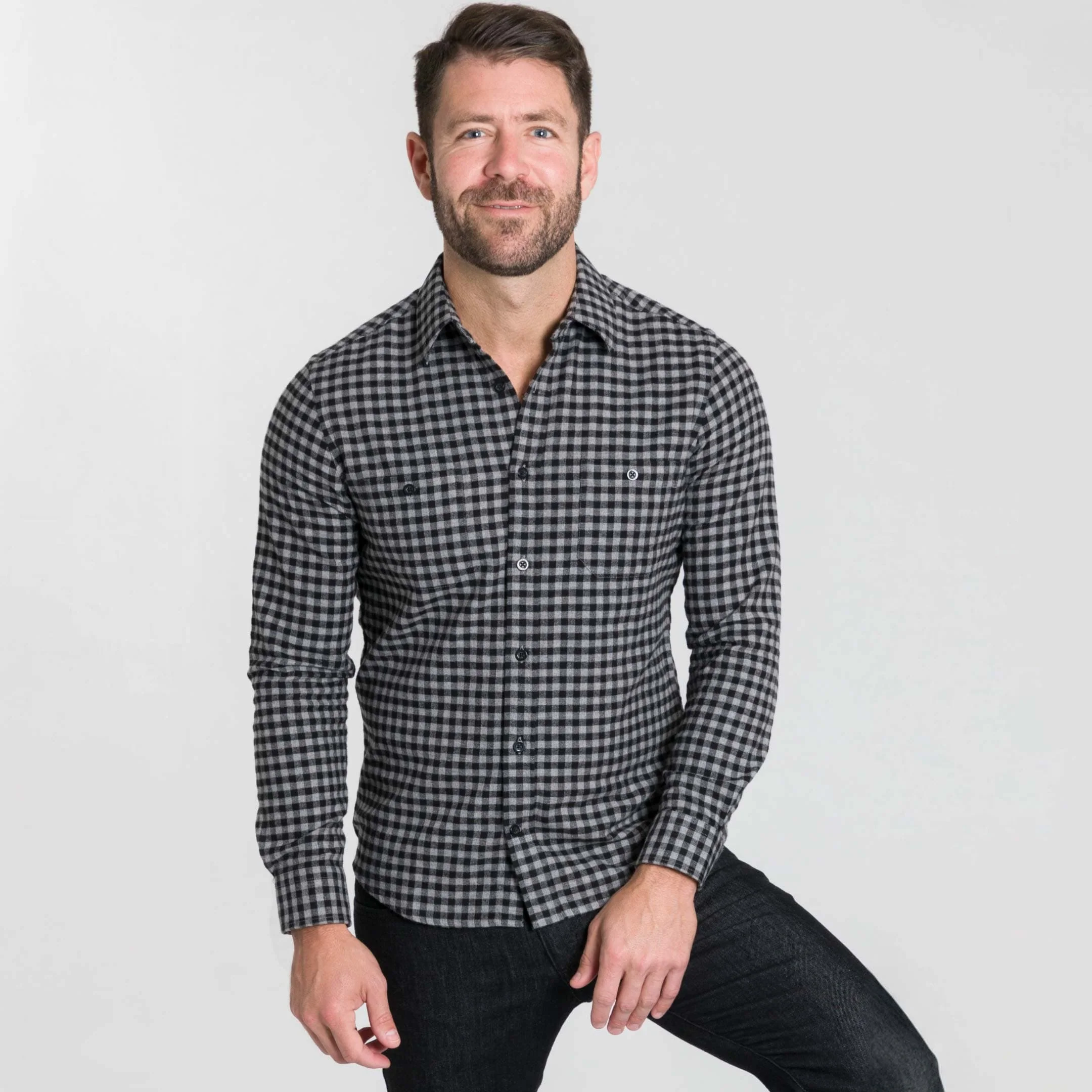 Eclipse Gingham Flannel Shirt - Image 6