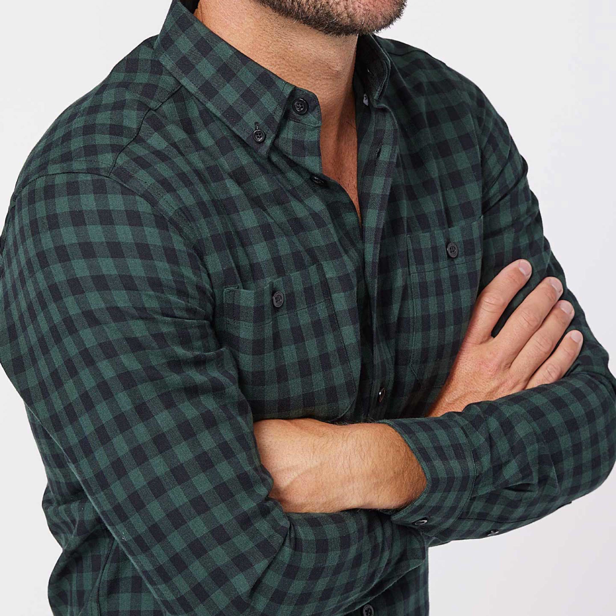 Greenstone Plaid Shirt - Image 4