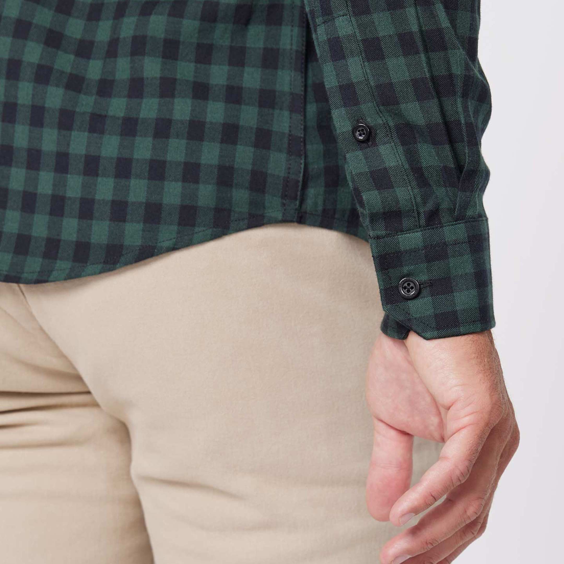 Greenstone Plaid Shirt - Image 5