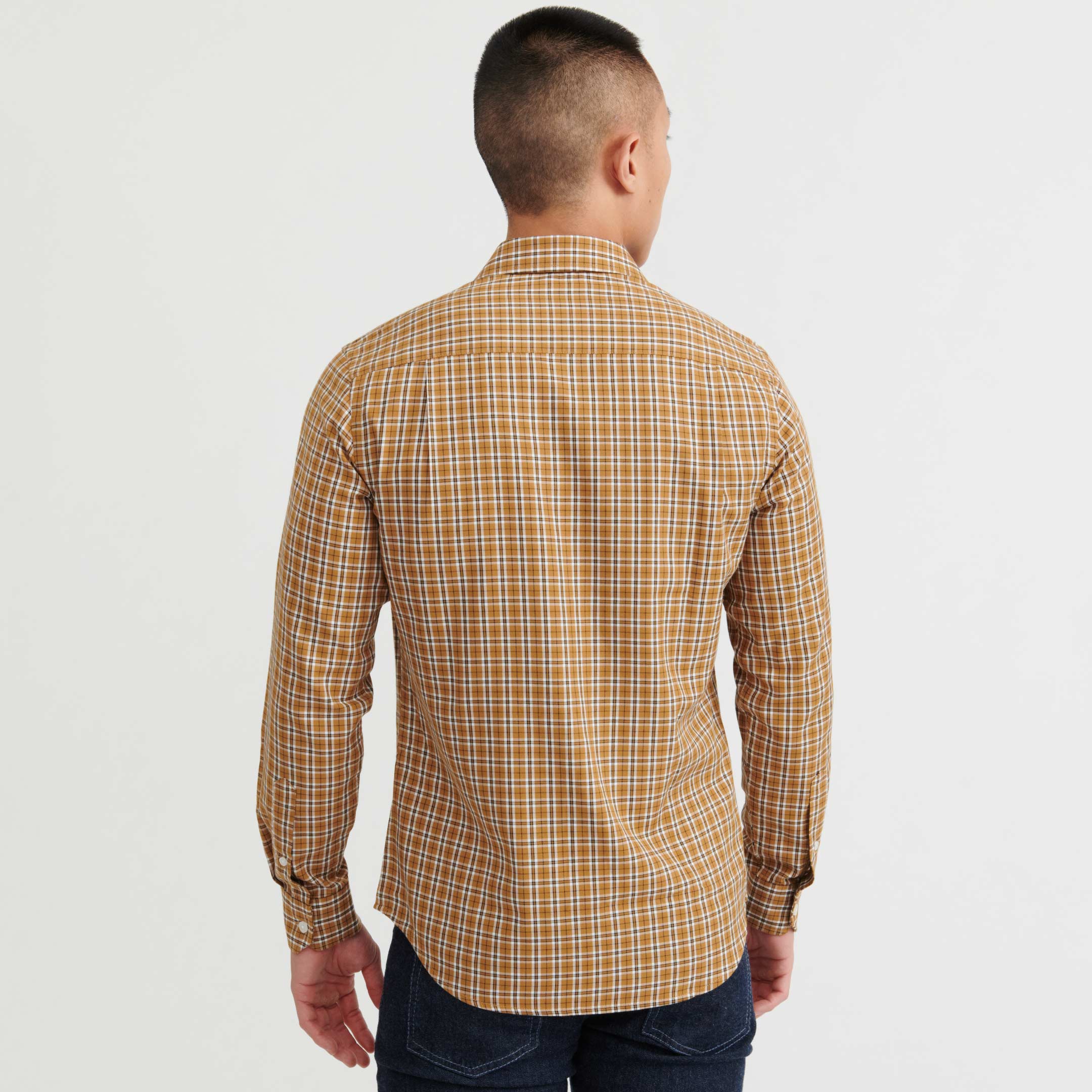 Hazelnut Plaid Shirt - Image 3