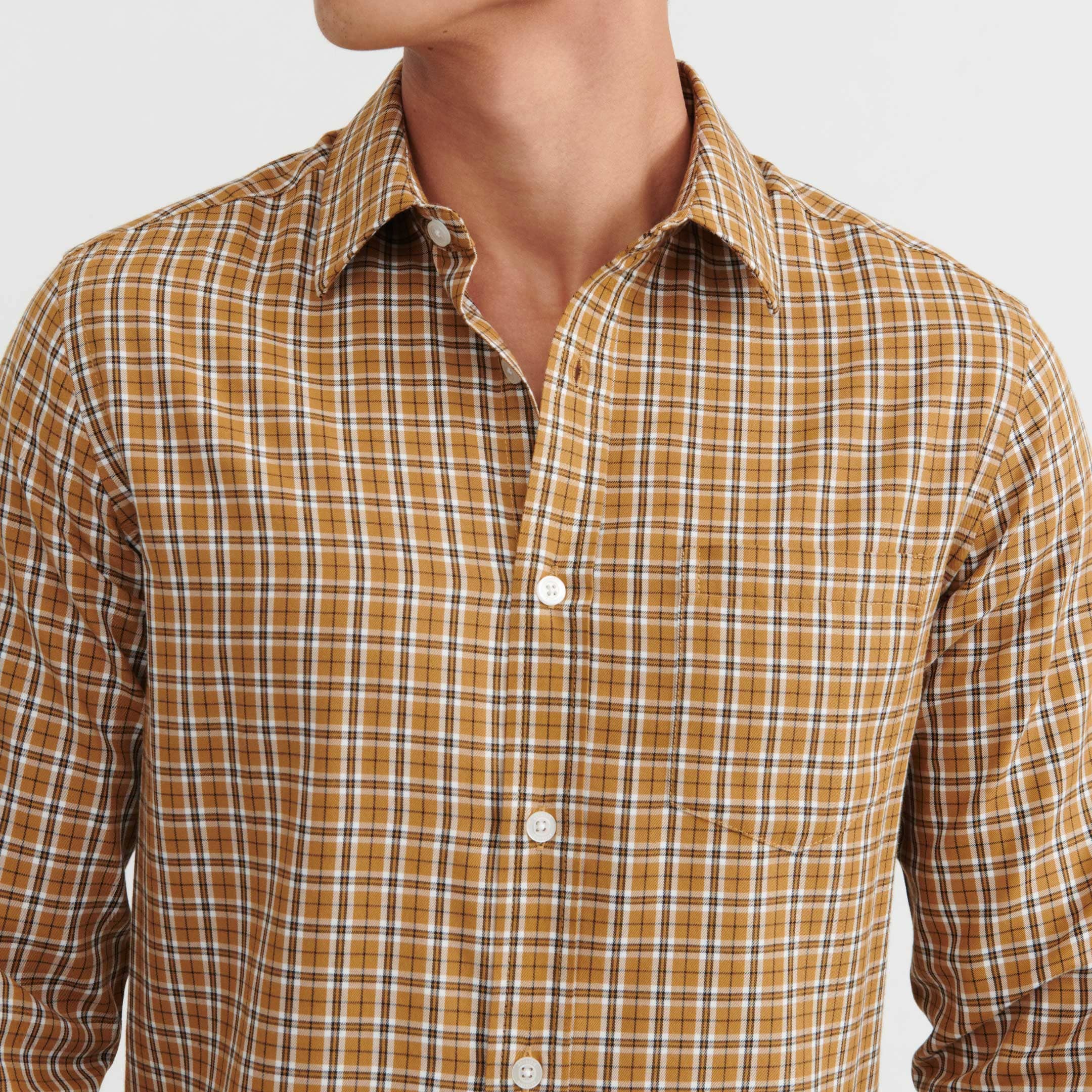 Hazelnut Plaid Shirt - Image 4