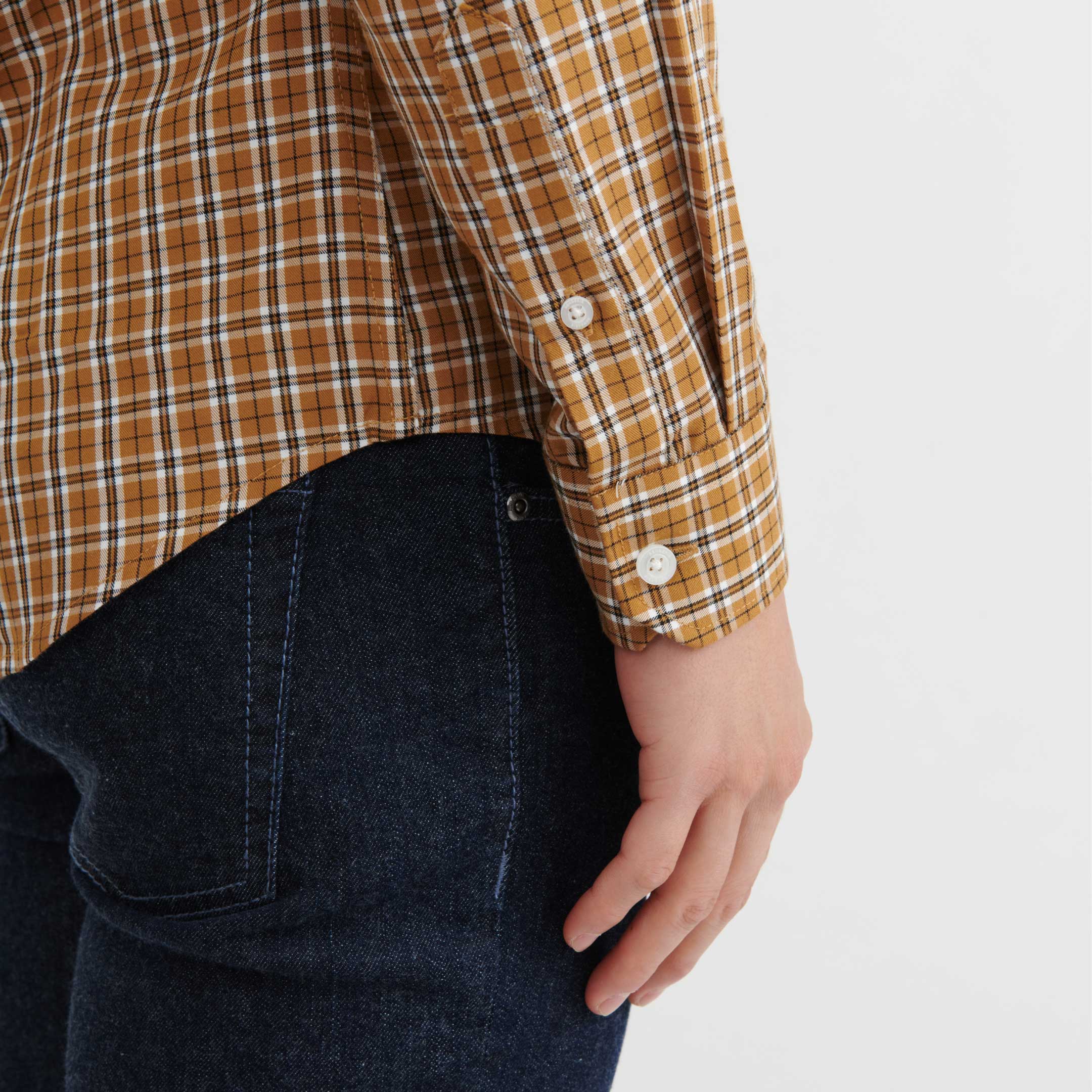 Hazelnut Plaid Shirt - Image 5