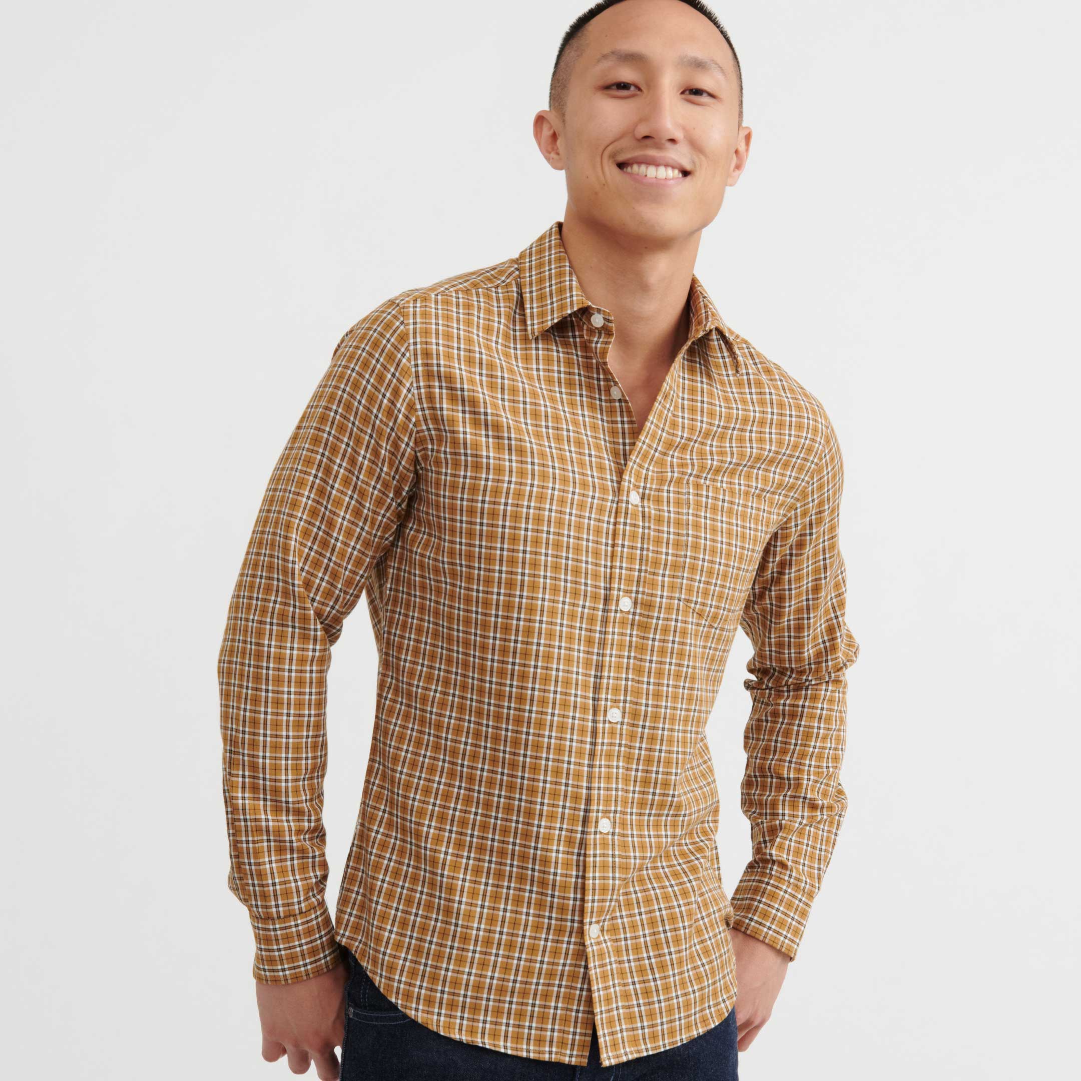 Hazelnut Plaid Shirt - Image 6