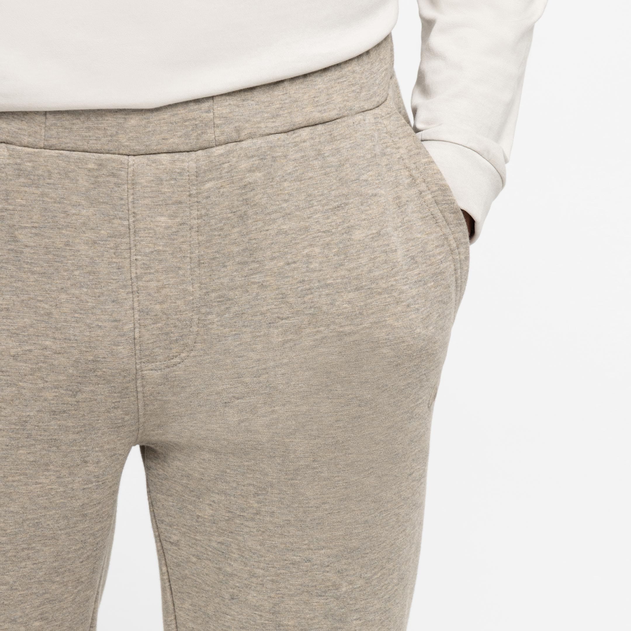 Heather Oat French Terry Jogger - Image 4