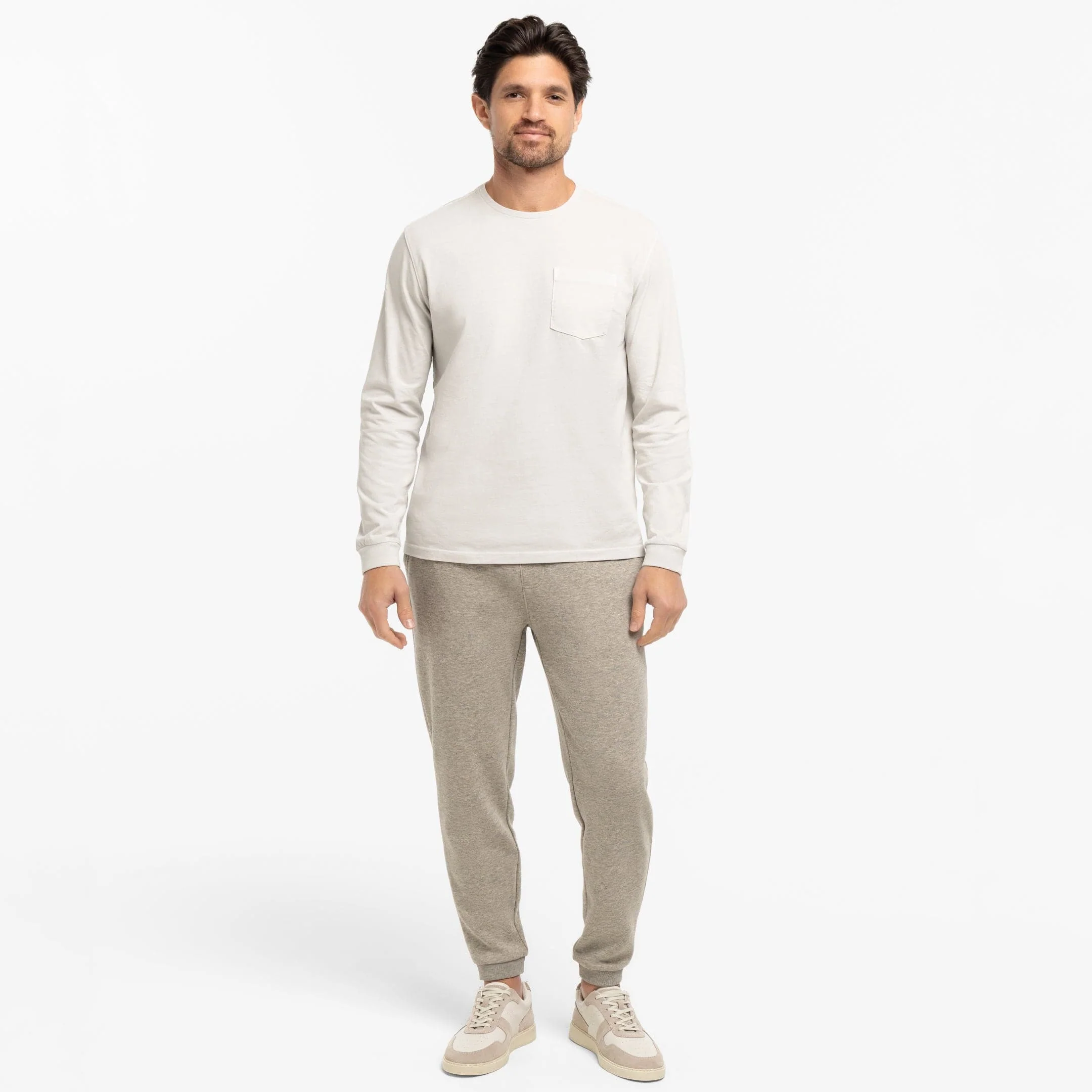 Heather Oat French Terry Jogger - Image 6