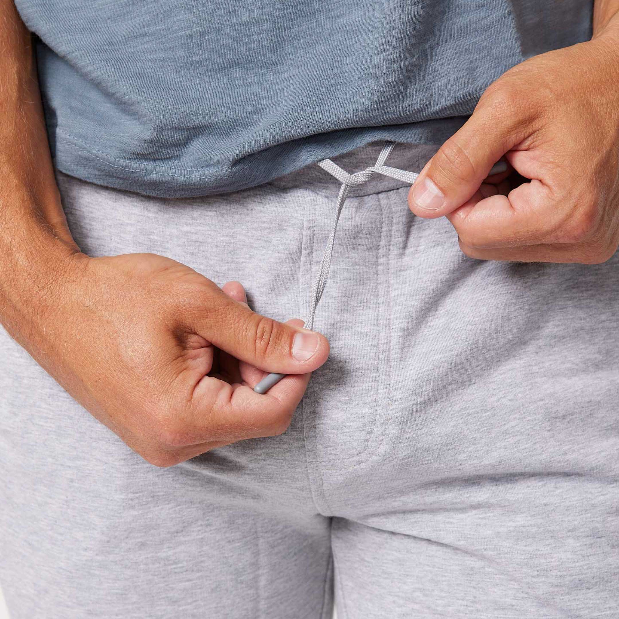 Light Grey French Terry Jogger - Image 6