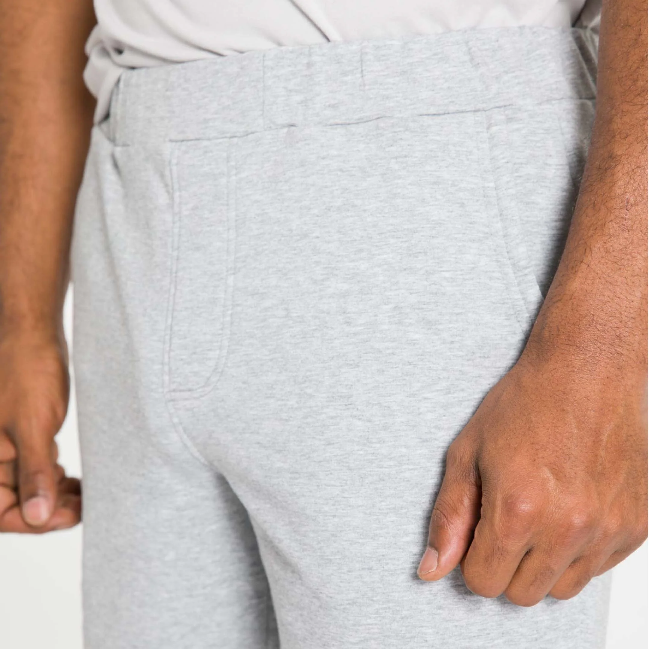 Light Grey French Terry Short - Image 5