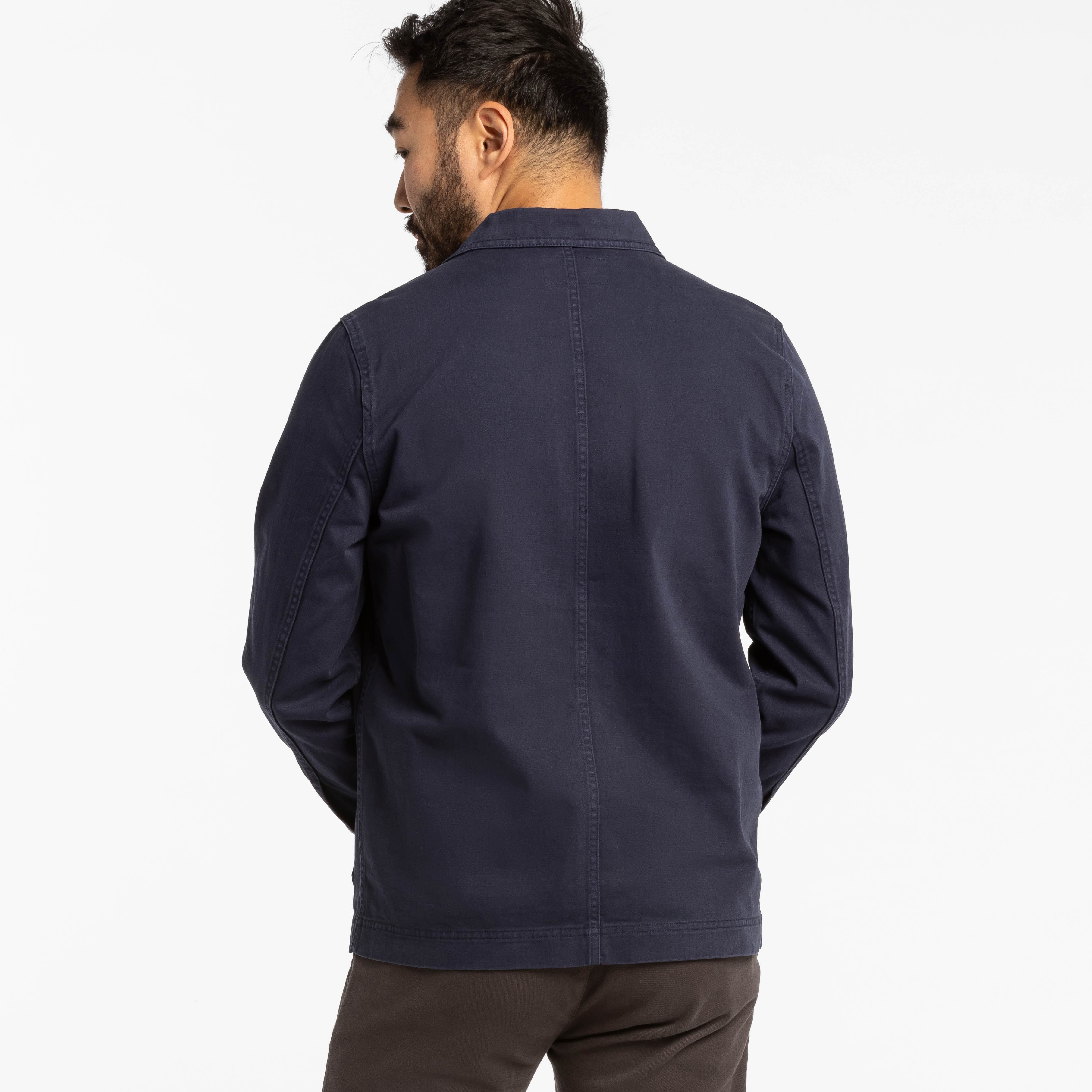 Navy Chore Jacket - Image 3