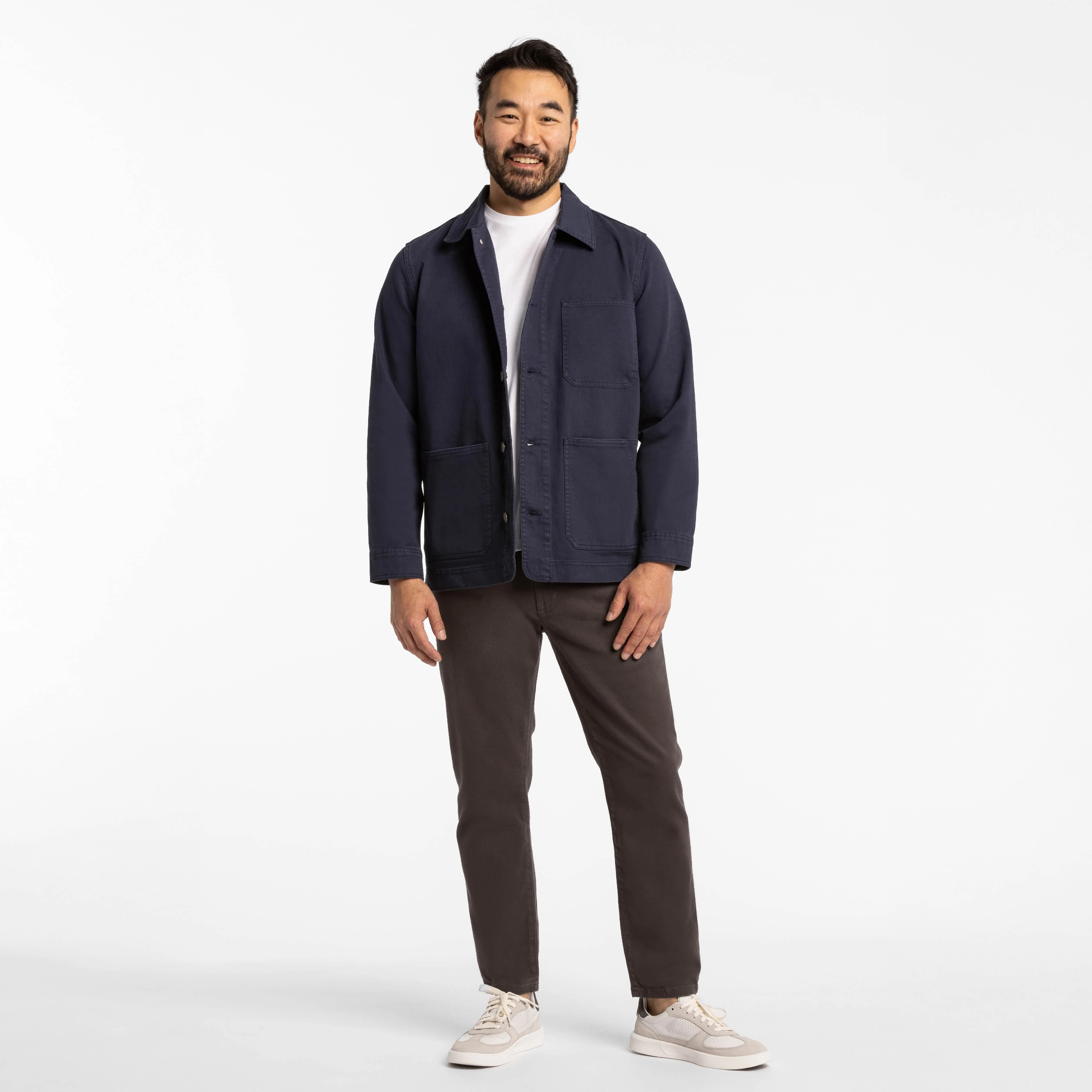 Navy Chore Jacket - Image 6