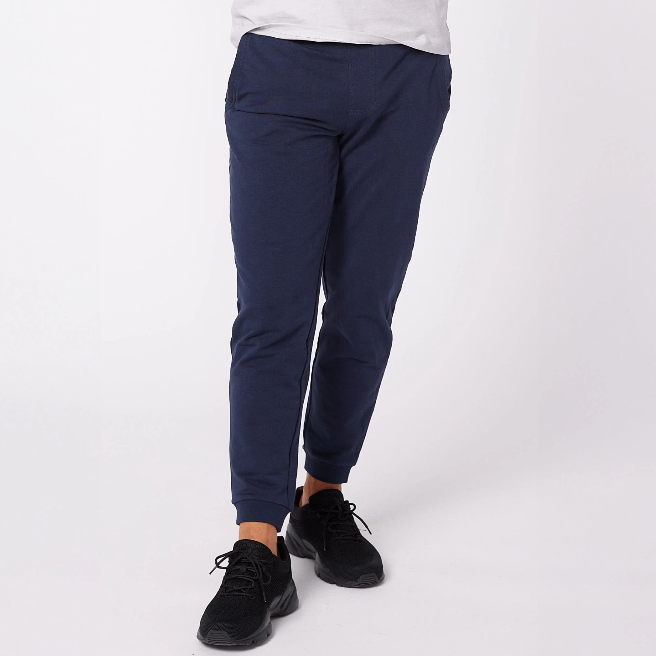 Navy French Terry Jogger - Image 6