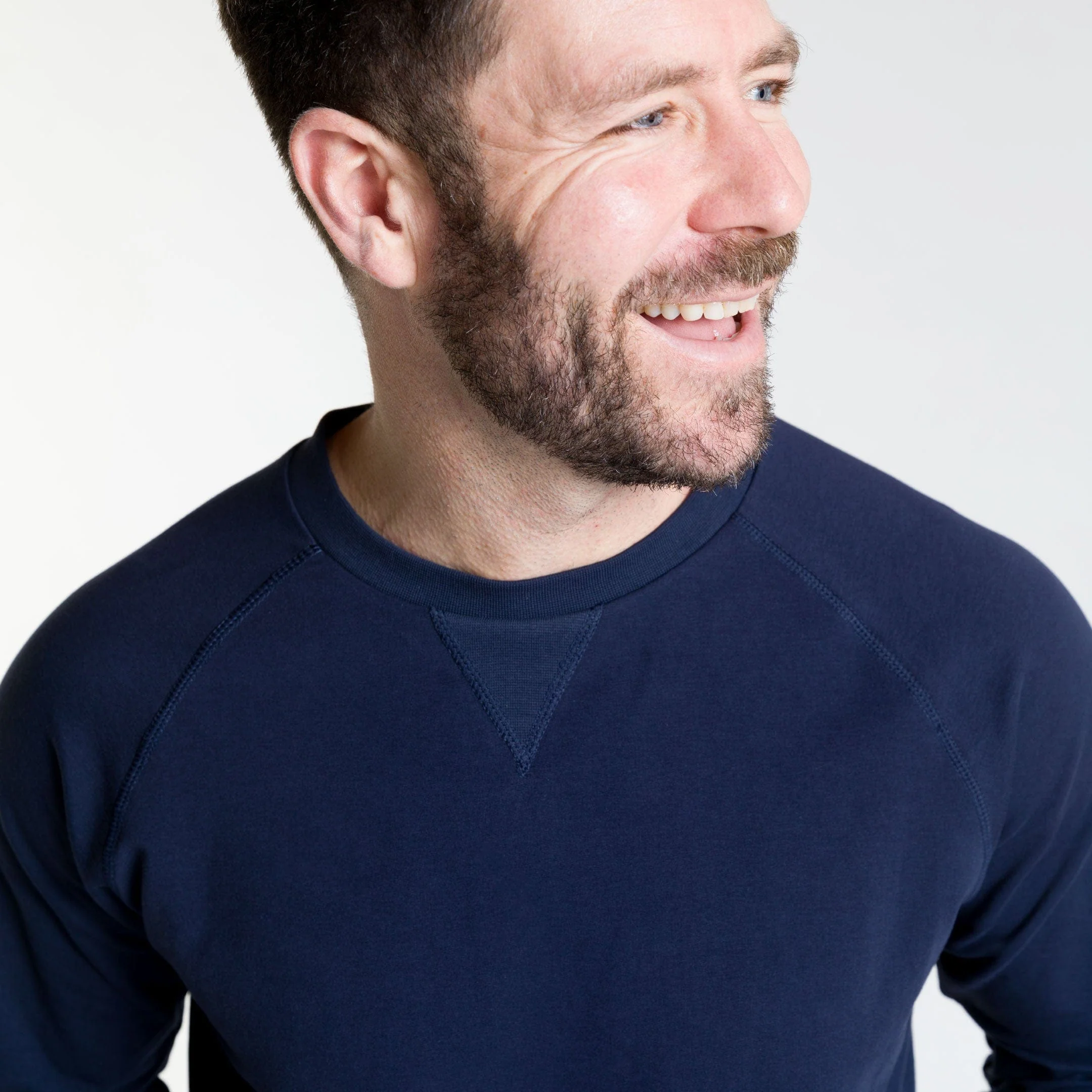 Navy French Terry Sweatshirt - Image 5