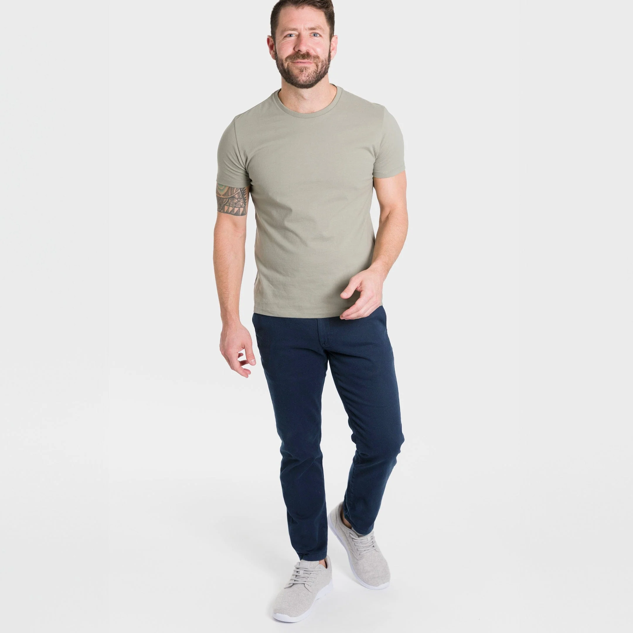 Navy Lightweight Stretch Chino - Image 6