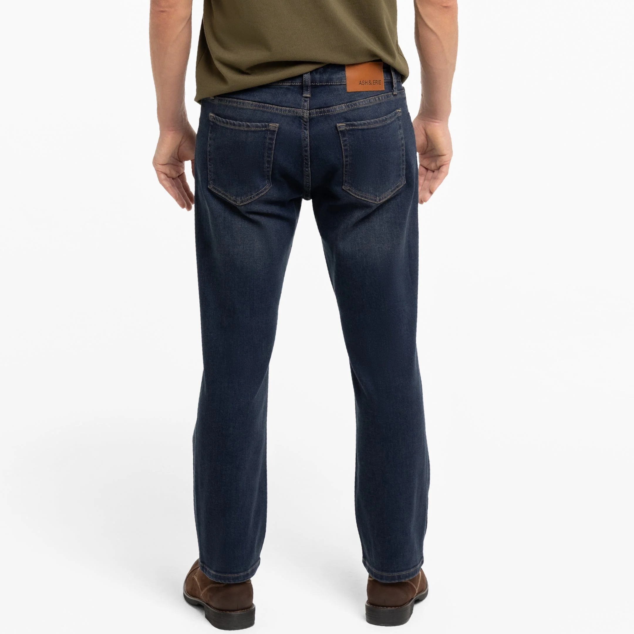 Straight Fit Dark Wash Midtown Jeans - Image 3