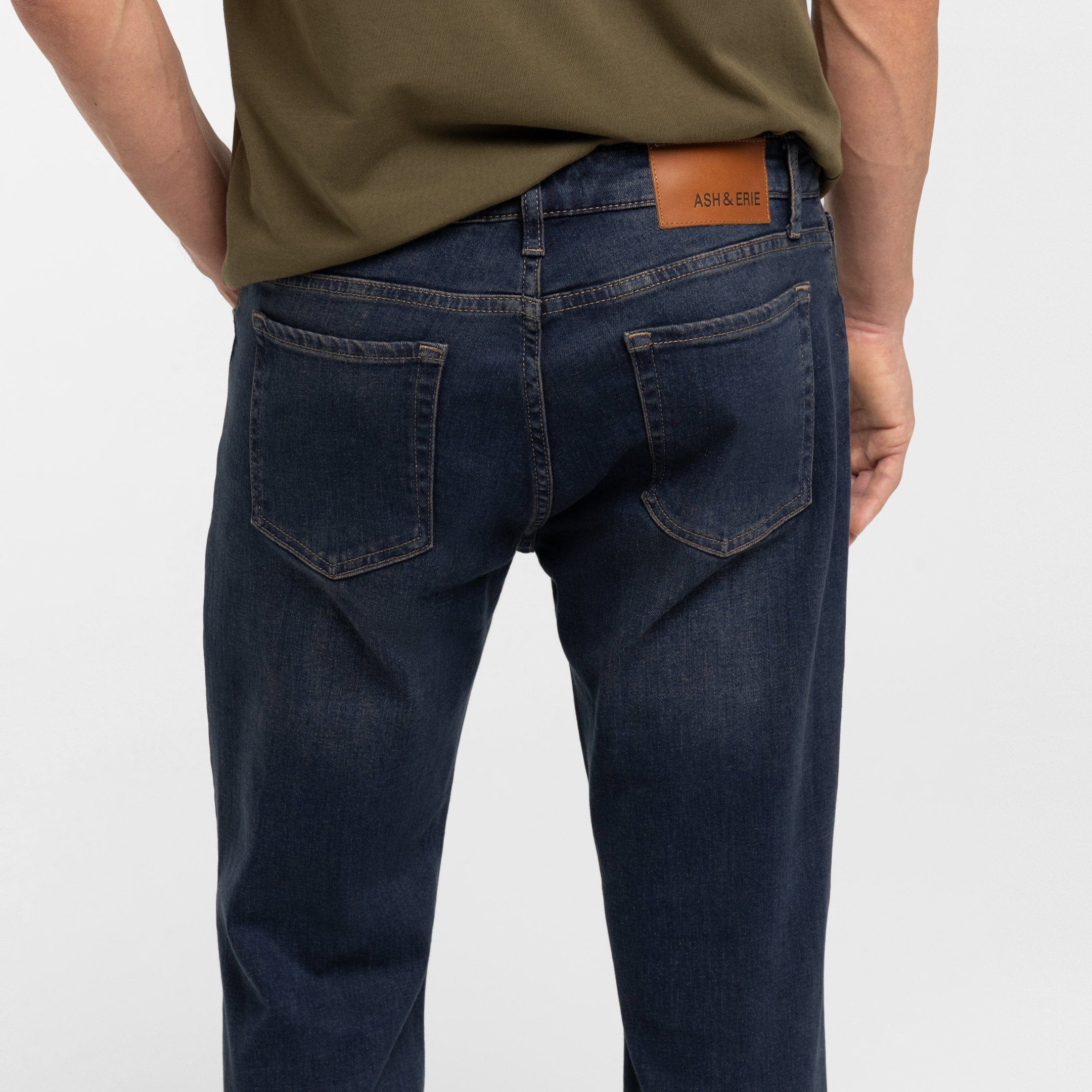 Straight Fit Dark Wash Midtown Jeans - Image 5