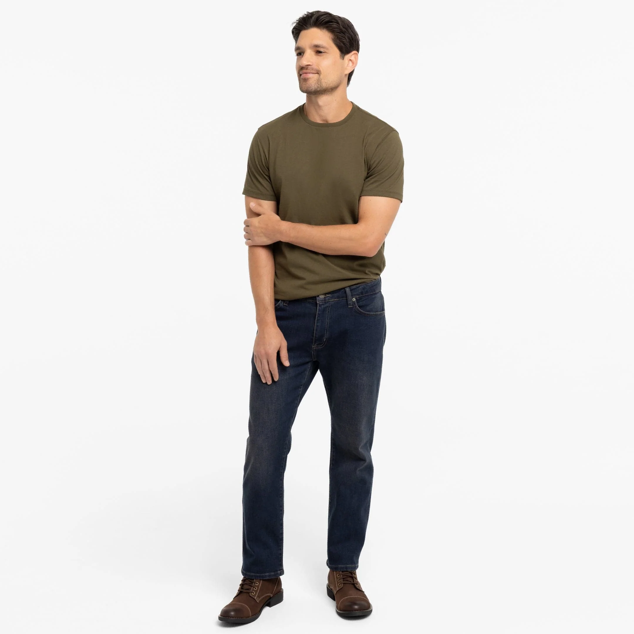 Straight Fit Dark Wash Midtown Jeans - Image 6