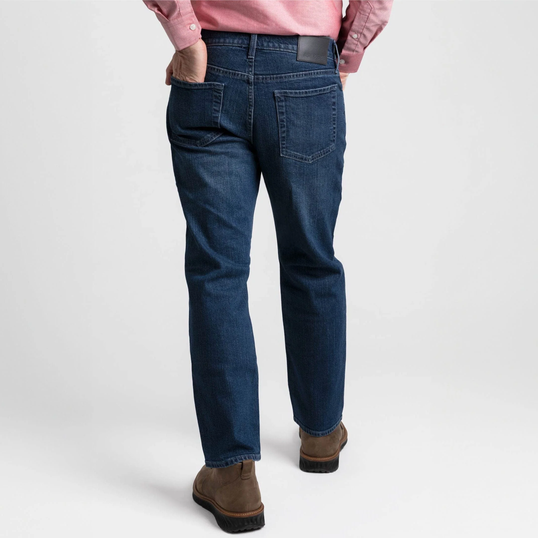 Straight Fit Deep Sea Wash Essential Jeans - Image 4