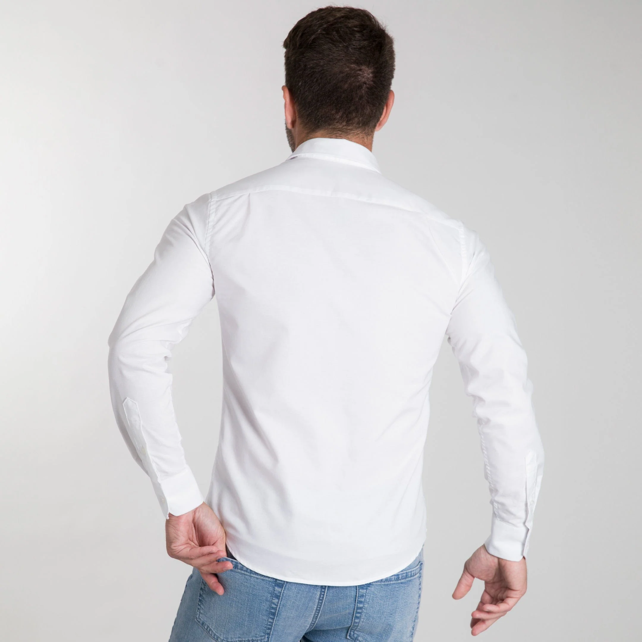 White Oxford Wrinkle Free Shirt - Image 3